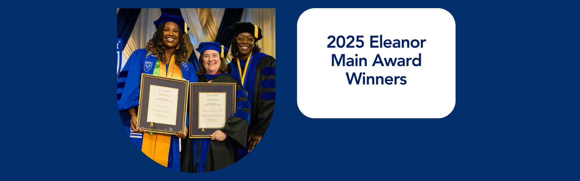 2025 Eleanor Main Award Winners
